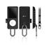 MacAlly Peripherals Bella Protective Leather Case with Carabiner and Neck Lanyard for 4th Generation iPod nano